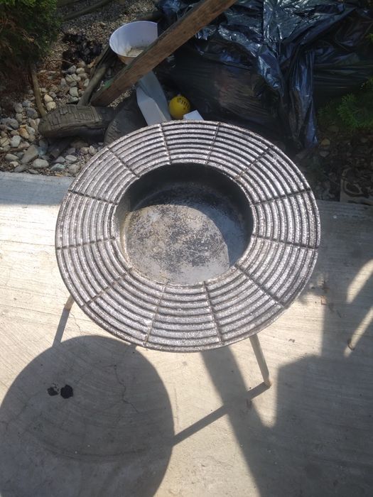 Grătar profesional disc aluminiu masiv