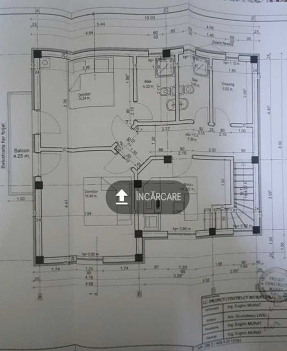 Vând temelie turnată 87m² cu teren de 274m²