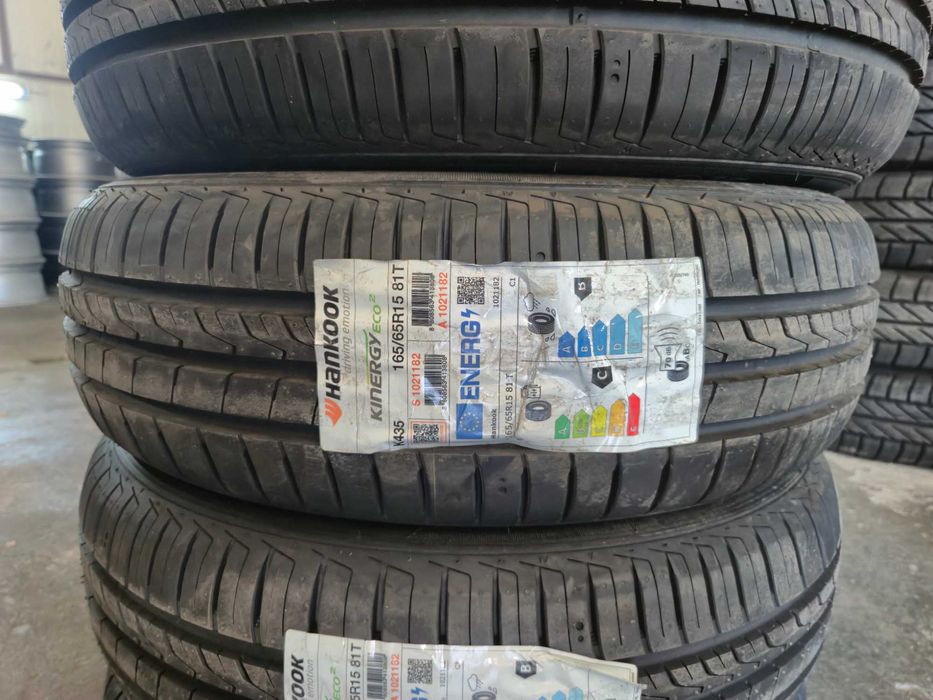 4 Anvelope de VARA - 165/65/15 81T - Hankook Kinergy ECO - NOU - DOT 2023 !