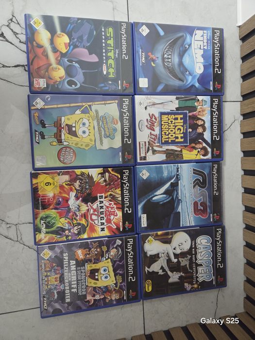 Lot 8 Jocuri PlayStation 2 (PS2) - SpongeBob, Disney, Bakugan