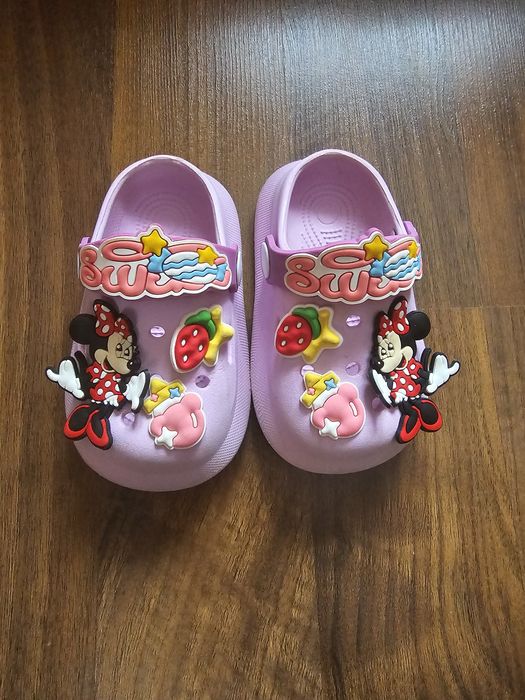 Încălțari tip crocs fetițe mărime 21-22 Minnie