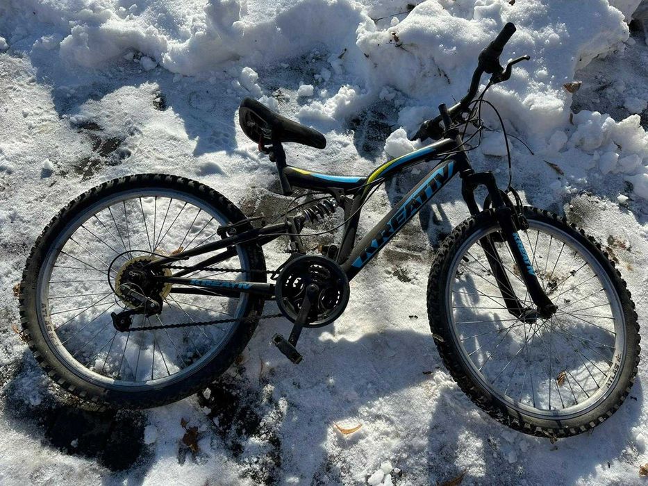 Bicicleta dubla suspensie 24"