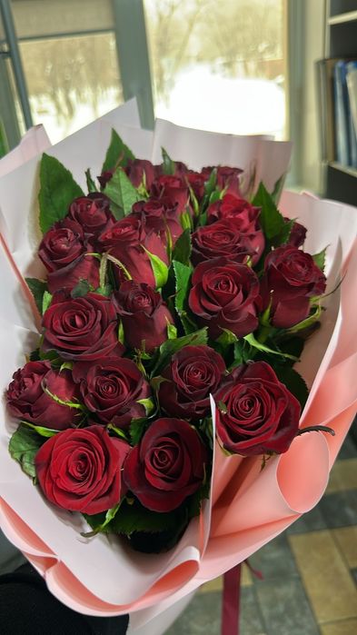 цветы красные розы