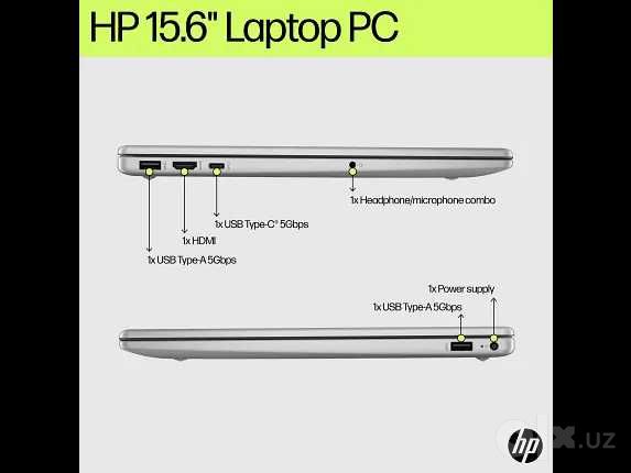 HP 15-fc0029wm 15.6" Full HD IPS 250nit Ryzen™ 5 7520U 8GB LPDDR5 1 TB