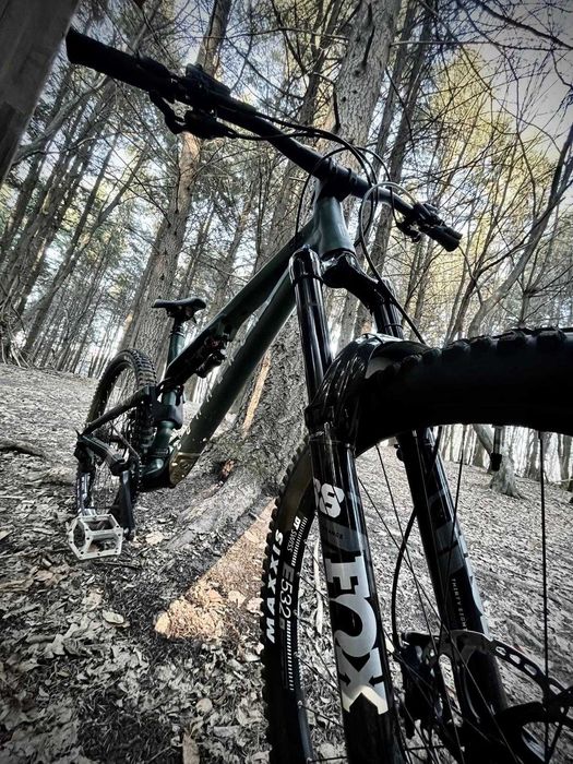 Commencal Meta SX V4 Essential Metallic Green 2024 Fox Suspension Size M