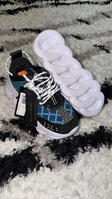 SUMMER READY!! Versace Chain Reaction Blue