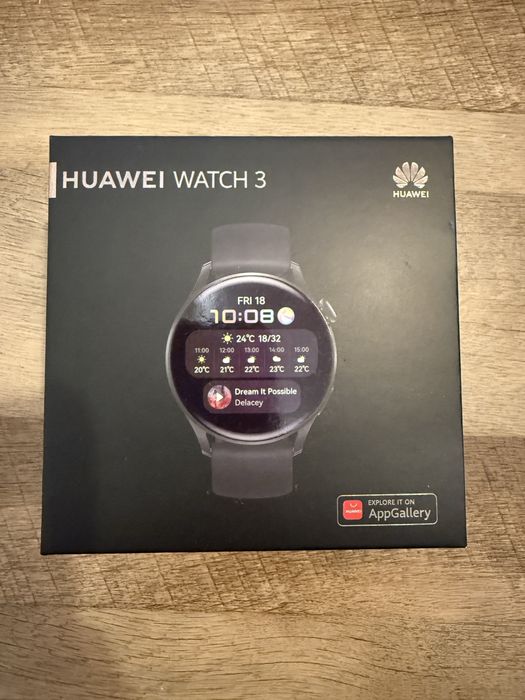 Huawei Watch 3, cu eSIM, negru