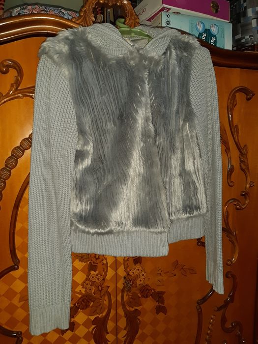 Теплая кофта-куртка тедди