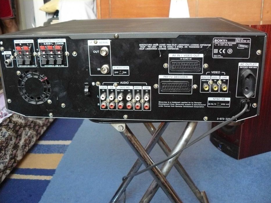 Videorecorder Receiver Sony av 100 vc (panasonic Jvc