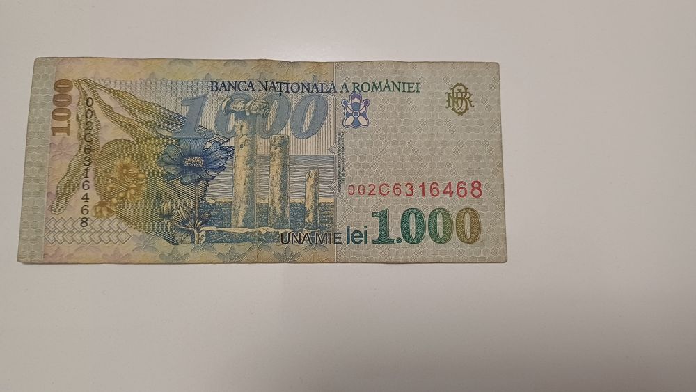 Bancnota 1000 lei Eminescu