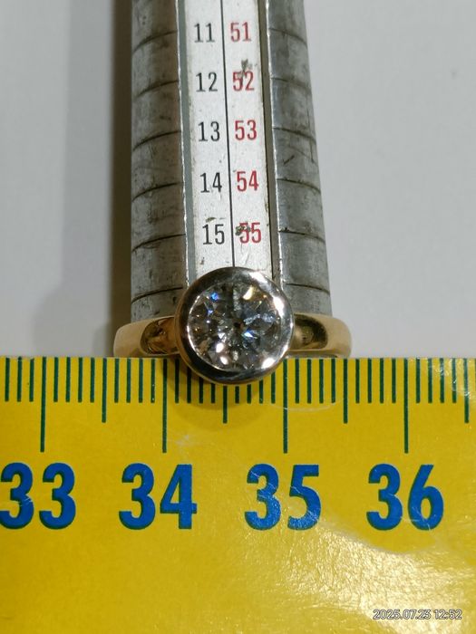 Vind inel din aur 18kt cu diamant 1,60ct