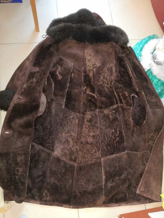 дамски кожух овча кожа - изключително топъл и в най-студените дни