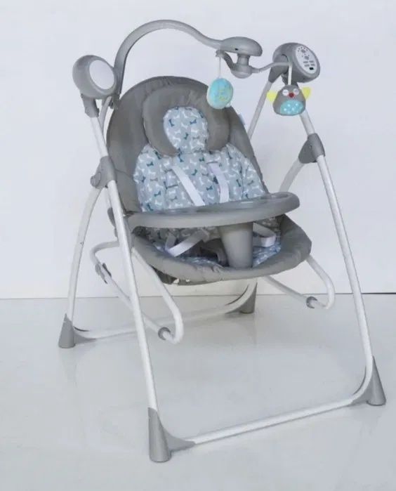 Продам детский шезлонг элетрокачеля 2в1