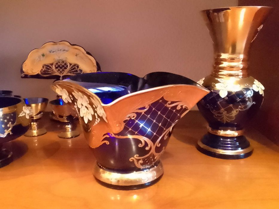 Вазы Чешское стекло Богема