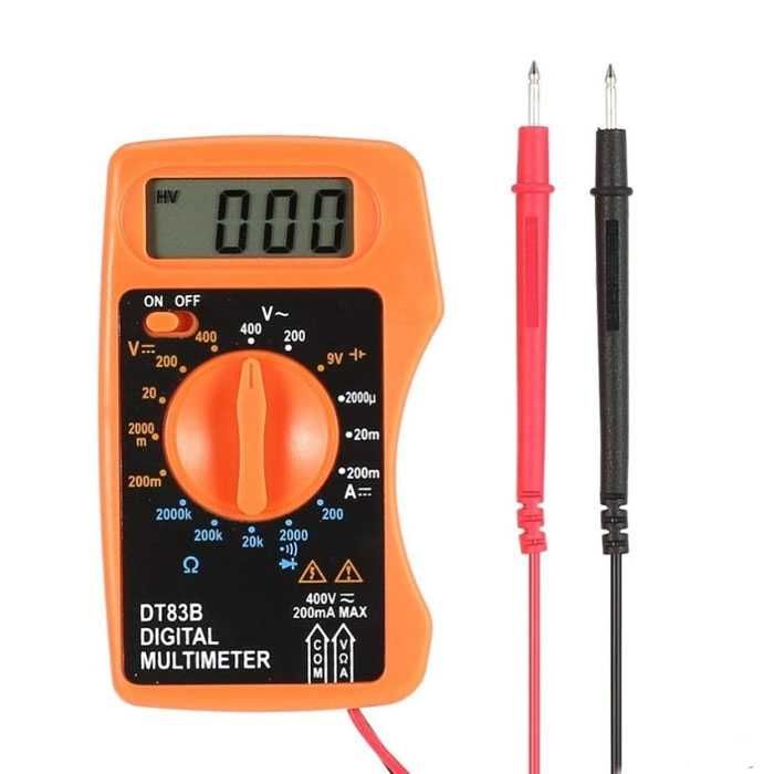 Дигитален мултиметър DT83B  263  Мини мултицет с ръчен избор на обхват