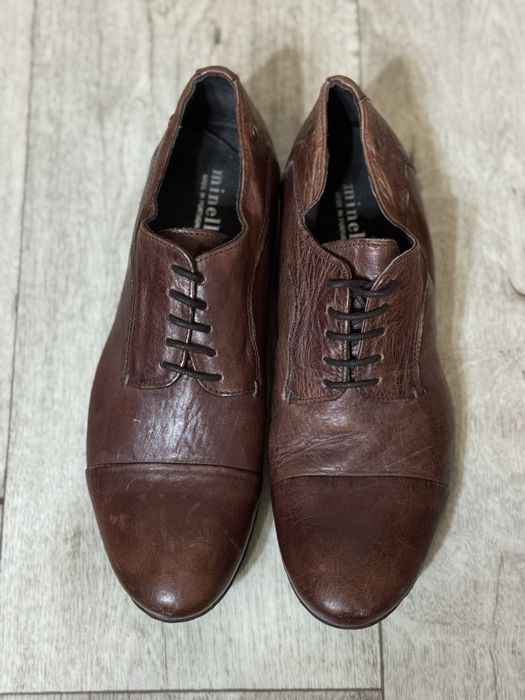 Мужские туфли, кожа