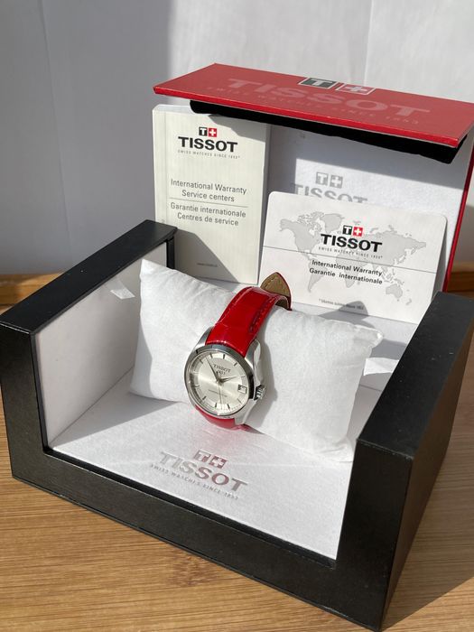 Tissot couturier Automatic Lady - red strap - automatic