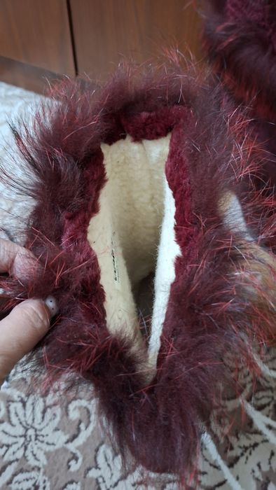 Женские сапоги меховые р.40