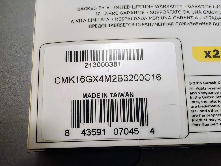 Kit RAM Corsair Vengeance LPX DDR4 2x8GB CL16 - 16 GB