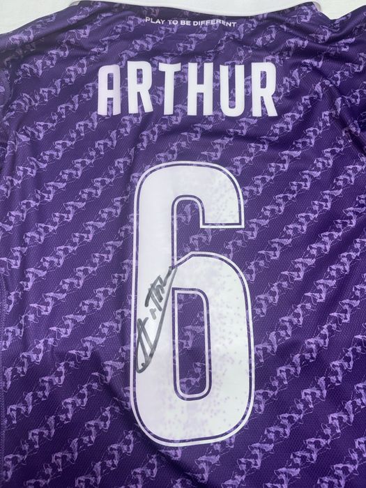 Tricou original de joc cu autograf Arthur Melo - ACF Fiorentina