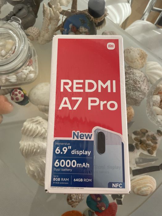 Чисто нов Xiaomi Redmi A7 Pro, 6.9 инча, 6000 mAh, 8GB RAM, NFC, запечатан