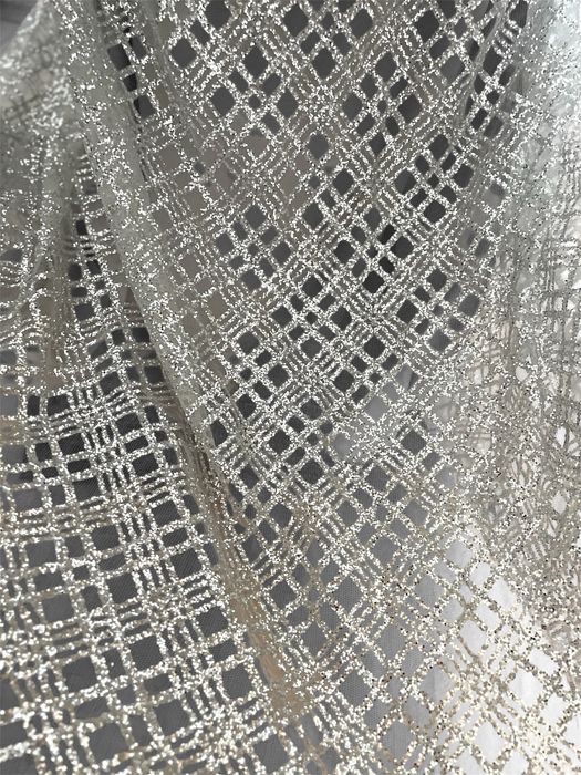 Сребриста бална рокля