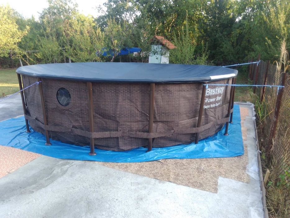 Басейн, сглобяем с помпа