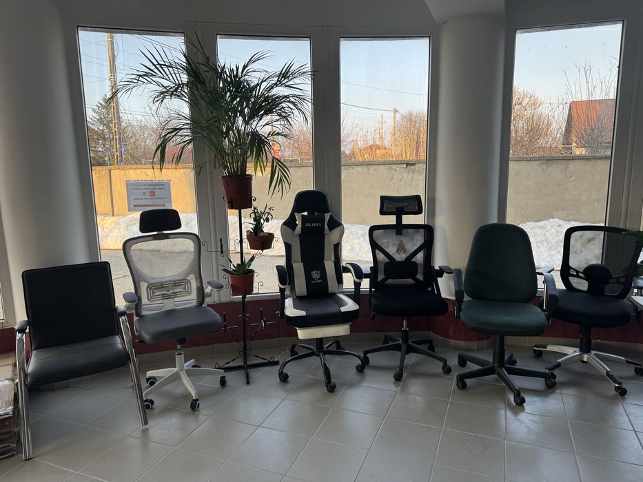 Vând scaune și mobilier de birou – noi / second hand