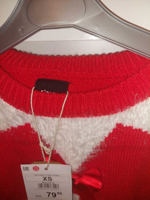 Pulover Craciun cu clopotei si caciula calduros TRANSPORT GRATUIT