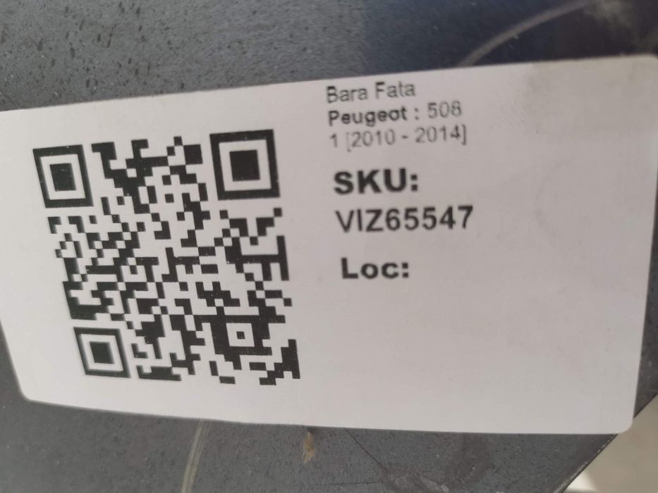 Предна броня Пежо 508 / Peugeot 508 1 Оригинална, в добро състояние