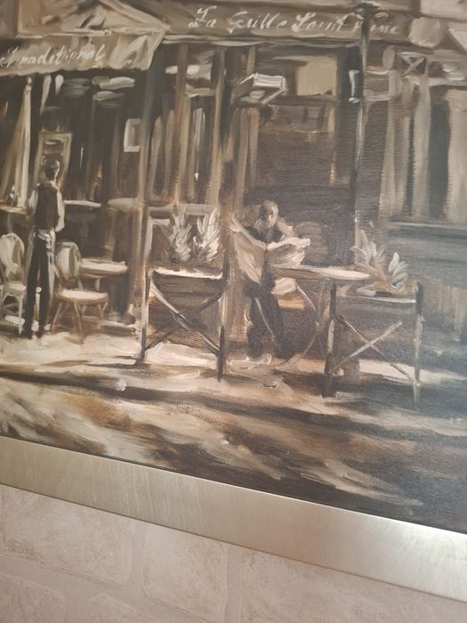 Стара картина масло Вощенаров