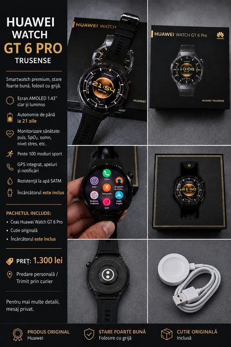 Huawei watch GT 6 pro