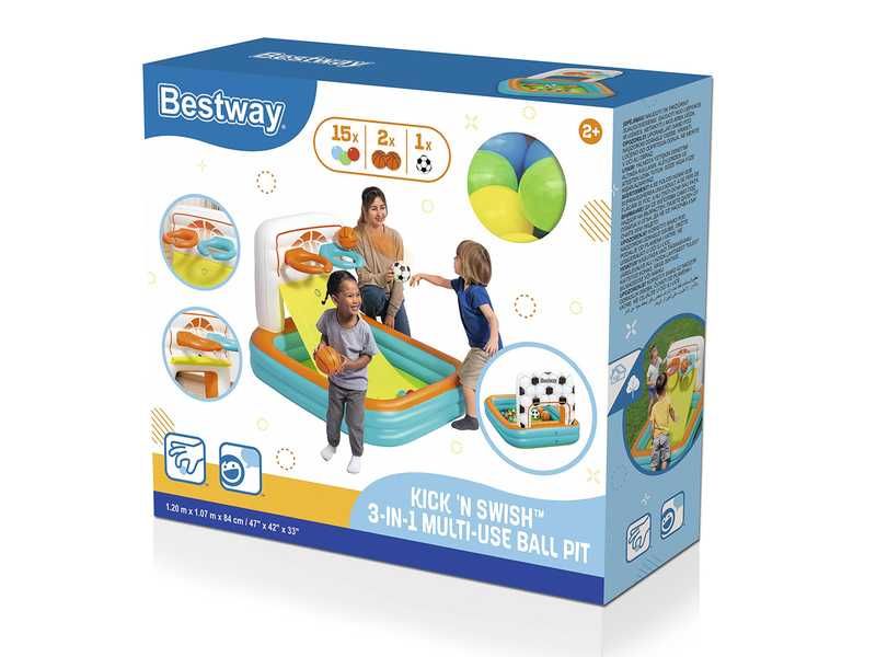 НОВИ! Детски басейн Bestway 3 в 1, Детски надуваем център за игра