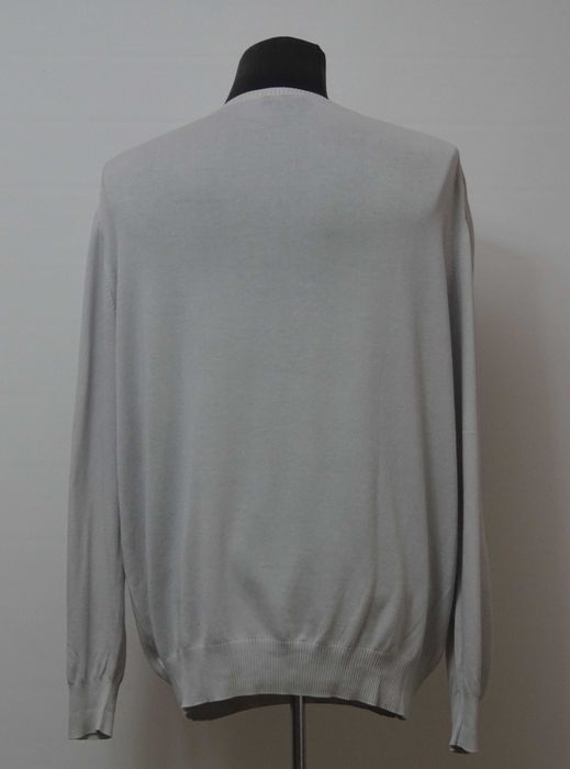 Pulover CANALI gri  bumbac  marimea 58