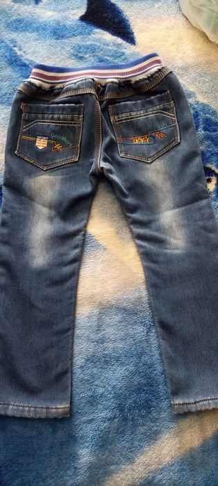 Джинсы на мальчика, на флисе