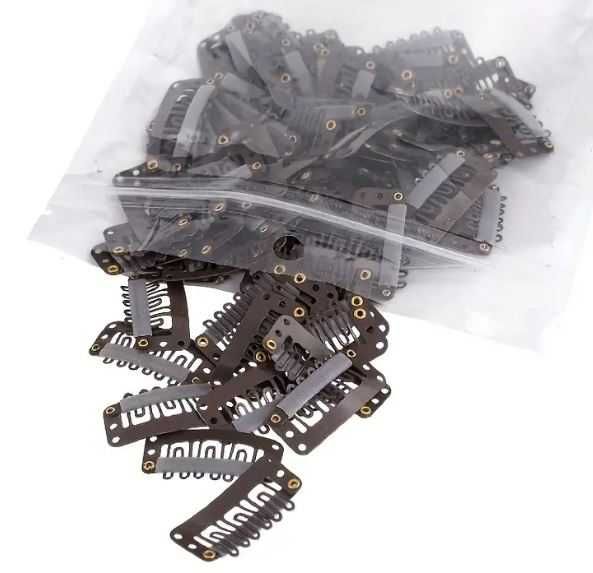 Клипси - щипки за коса - екстеншъни. Различни размери.