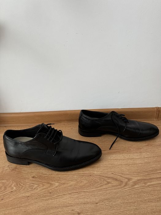 Pantofi negri barbati, pantofi ginere, pantofi nunta