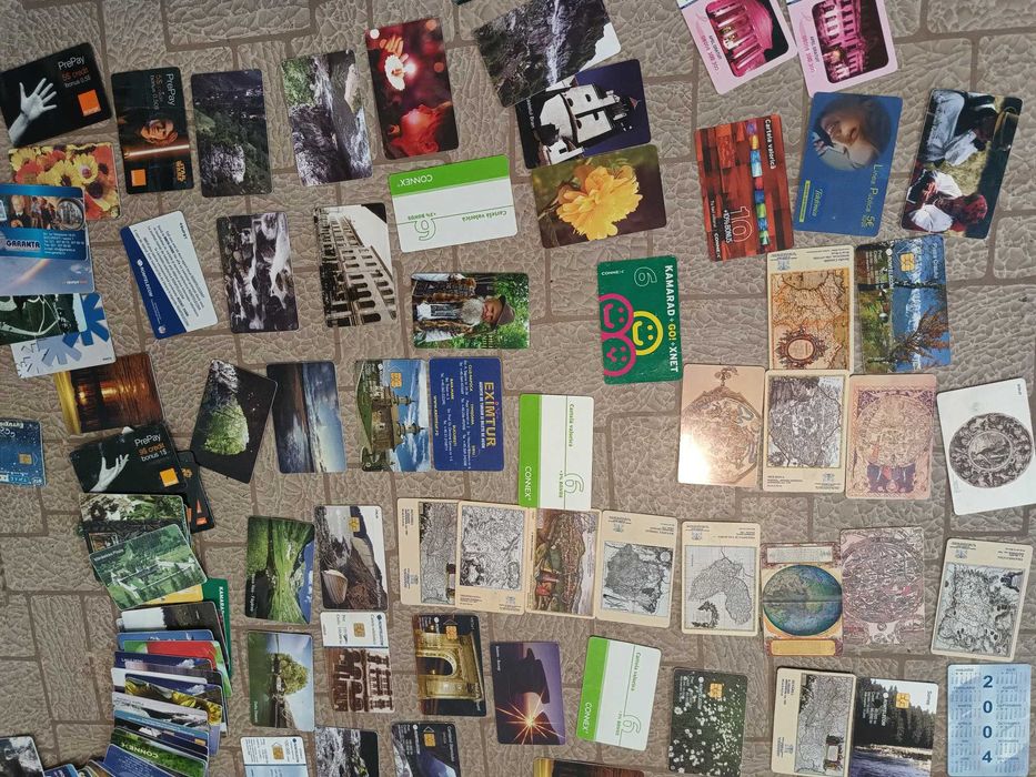 Colecție/set 100 cartele telefonice vechi anii 2000/Peste20 aniVintage