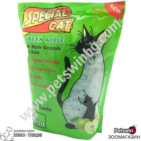 Силиконова котешка Тоалетна/Постелка - 3.8L - Ябълка - Special Cat