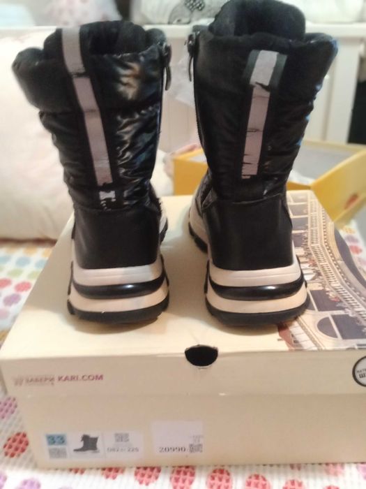 Сапоги  зима на девочку 33 разм