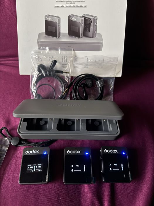 Godox Movelink m2 безжинчи микрофони