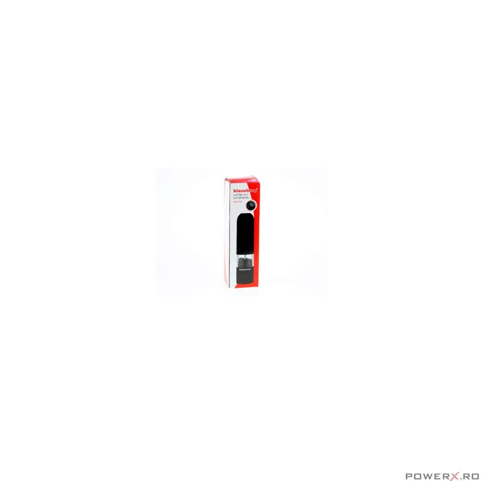 Rasnita pentru sare si piper, neagra, electrica, Klausberg