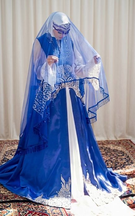 Ansambl kelin salom ko'ylak milliy uslubda