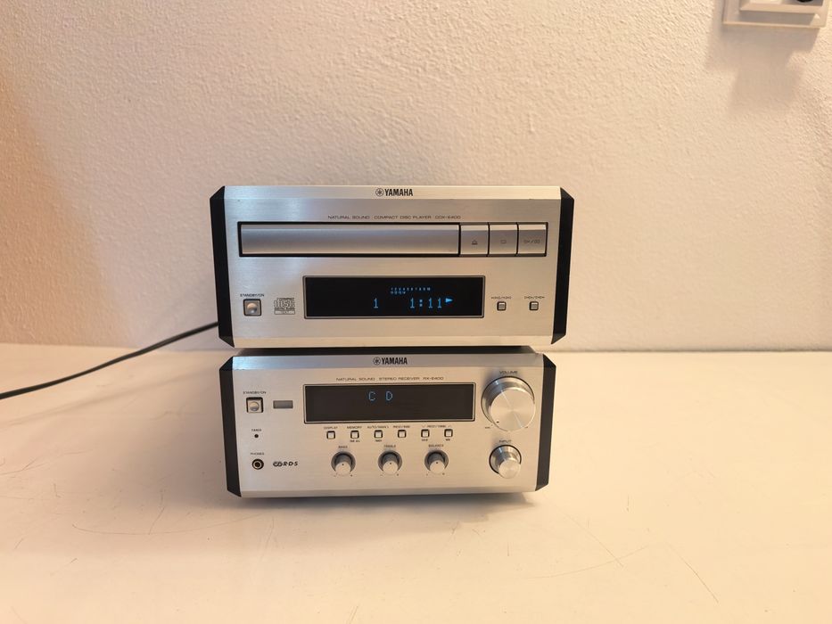 Amplificator Yamaha RX E400 si CDX E400 amplituner iesire subwoofer optical statie