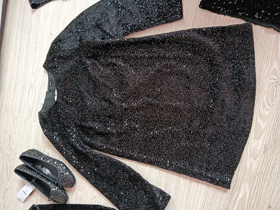 Рокли, къс панталон, обувки с пайети (s-xl)