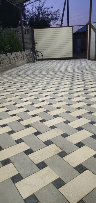 Укладка брусчатка