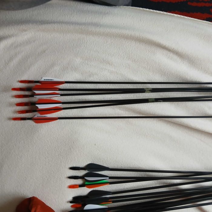 Sageti din fibra de sticlă pentru arcuri,cu lungimea de 80 cm(30 inch)