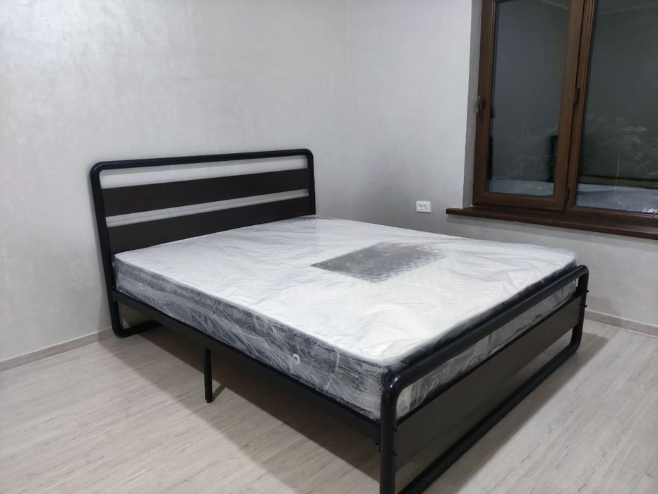 Двуспальная  Кровать Loft krovat темир крават metal kalavat Лофт