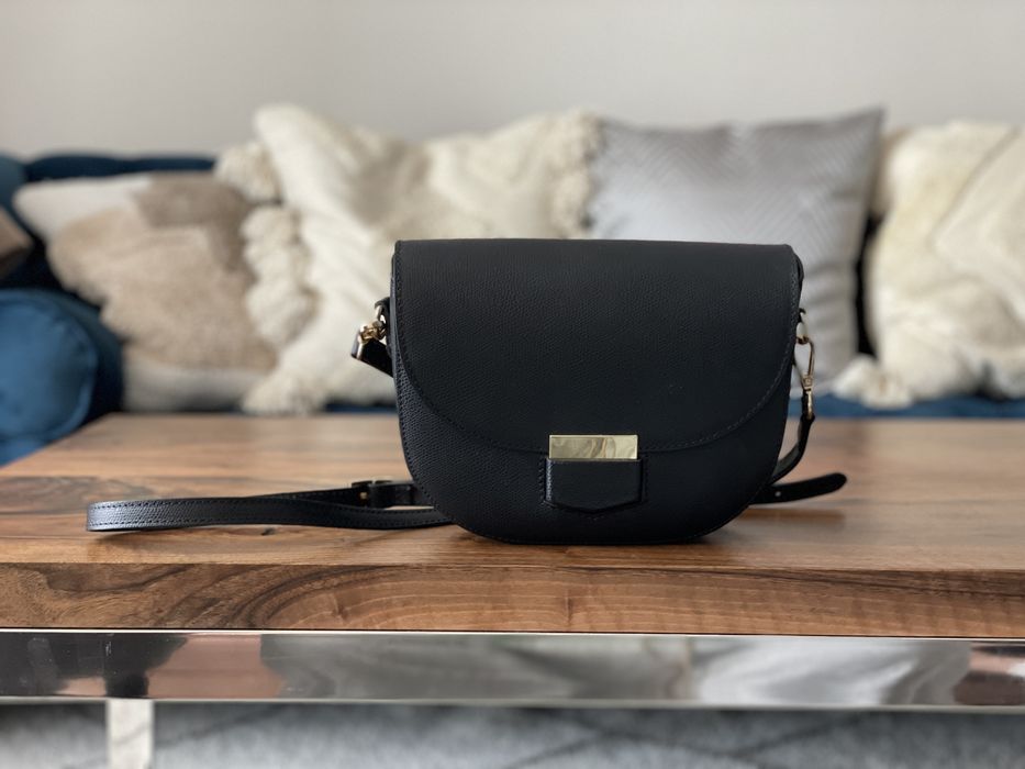 Geanta / Poseta din piele naturala negru eleganta