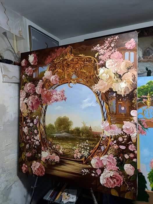 Рисуем картины на заказ (с карандашом и красками  )